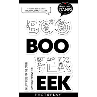 Iconic Boo & Eek - Clear Stamp