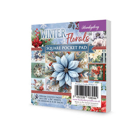 Winter Florals Square Pocket Pad