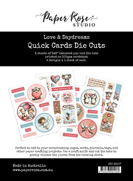 Love & Daydreams 6x8 Quick Cards Die Cuts 36007
