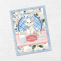 Primrose Garden Easter 6x8" Tags & Tickets Embossed Die Cuts 36094