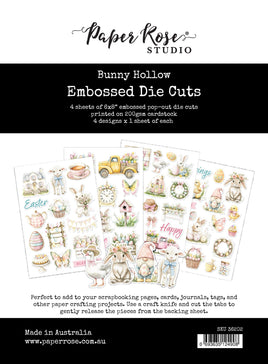 Bunny Hollow 6 x 8" Embossed Die Cuts 36202