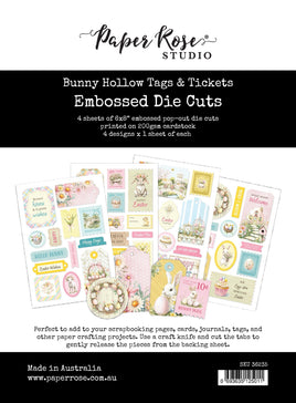 Bunny Hollow 6x8" Tags & Tickets Embossed Die Cuts 36235