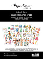 School Days 6 x 8" Embossed Die Cuts 36493