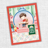 School Days 6 x 8" Embossed Die Cuts 36493