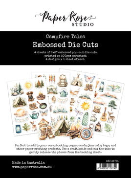Campfire Tales 6 x 8" Embossed Die Cuts 36754