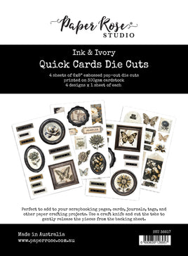 Ink & Ivory 6 x 8" Quick Card Die Cuts 36817