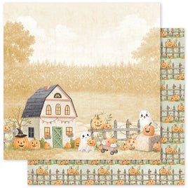 Halloween Harvest B 12x12 Paper
