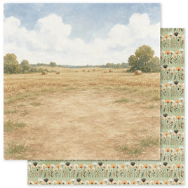 Halloween Harvest Basics B 12x12 Paper