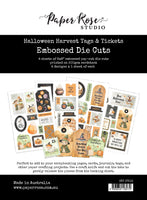 Halloween Harvest 6x8" Tags & Tickets Embossed Die Cuts