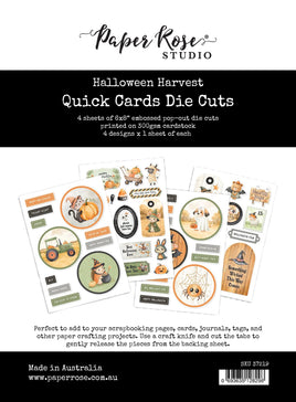 Halloween Harvest 6x8" Quick Cards Die Cuts