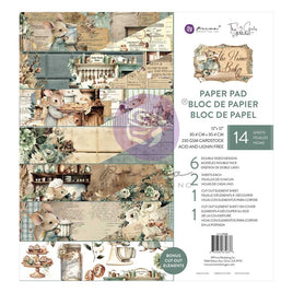 The Home Baker Stickers - Prima Marketing Double-Sided Paper Pad 12"X12" 14/Pkg