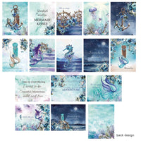 A Mermaid's Tale, 15 Designs/ 3 Each - Prima Marketing Journaling Cards 3"X4" 45/Pkg
