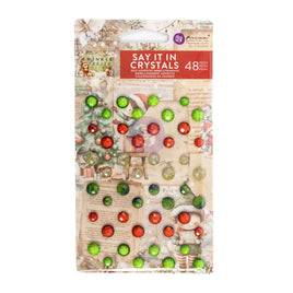Twinkle & Treats - Prima Marketing Say It In Cystals 48/Pkg