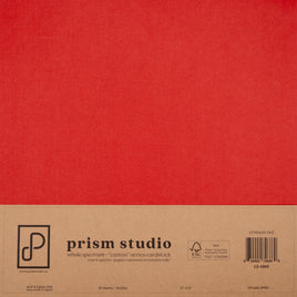 Crimson Red - 12X12 12X12 Whole Spectrum "Canvas" Series Textured Cardstock (25 Sheets)