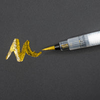 Gold - Glitter Brush Marker