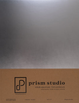 Brushed Silver   8.5X11 Whole Spectrum Foil Cardstock (5 Sheets)