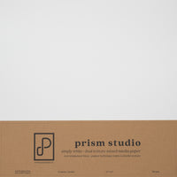 12X12 Mixed Media Paper, Simply White, 129lb (12 sheets)