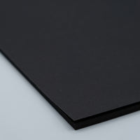 12X12 Mixed Media Paper, Simply Black, 129lb (12 sheets)