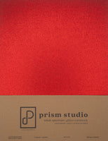 Ruby - 8.5x11 Whole Spectrum Glitter Cardstock,  (5 sheets)