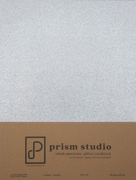Chrome - 8.5x11 Whole Spectrum Glitter Cardstock,  (5 sheets)
