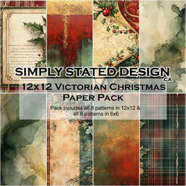 Victorian Christmas 12x12 Paper Pack