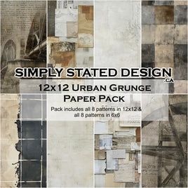 Urban Grunge 12x12 Paper Pack