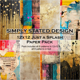 Just A Splash 12x12 Paper Pack
