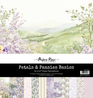 Petals & Pansies Basics 12x12 Paper Collection 36403