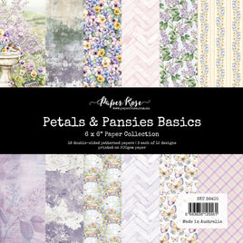 Petals & Pansies Basics 6x6 Paper Collection 36400
