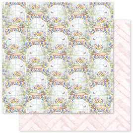 Petals & Pansies Basics D 12x12 Paper 36415