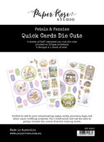 Petals & Pansies 6x8" Quick Cards Die Cuts 36430