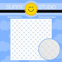 Quilted Hearts Embossing Folder