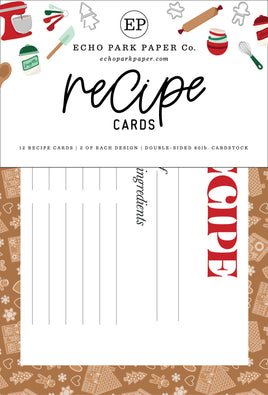 Baking Spirits Bright Recipe Cards - Echo Park
