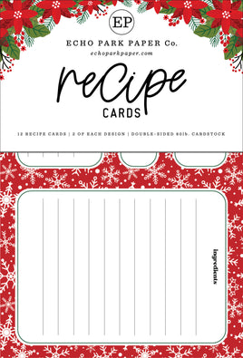Have A Holly Jolly Christmas Recipe Cards - Echo Park