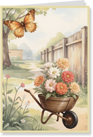 Creatief Art - Card Kit - My Happy Little Garden - 4 Pieces
