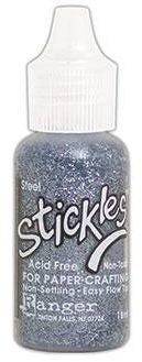 Steel - Ranger Stickles Glitter Glue .5oz