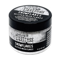 Snowflakes - Tim Holtz Distress Glitter and Mica Flakes