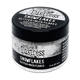 Snowflakes - Tim Holtz Distress Glitter and Mica Flakes