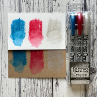 Distress Pearlescent Crayon Set, Holiday #5