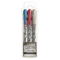 Distress Pearlescent Crayon Set, Holiday #5