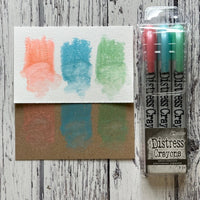 Distress Pearlescent Crayon Set, Holiday #6