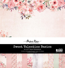 Sweet Valentine Basics - 12X12 Paper Collection