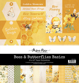 Bees & Butterflies Basics - 12X12 Paper Collection