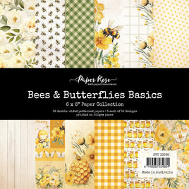 Bees & Butterflies Basics - 6X6 Paper Collection