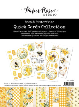 Bees & Butterflies - 6X8 Quick Cards Collection