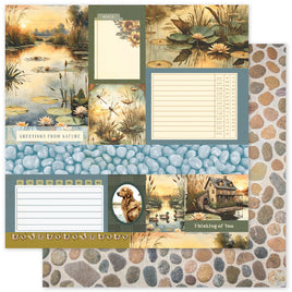 Lakeside Memories D - 12X12 Patterned Paper