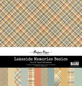 Lakeside Memories Basics  12X12 Paper Collection
