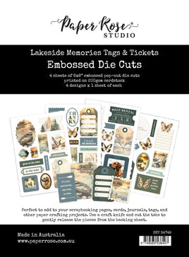 Lakeside Memories Tags & Tickets  Embossed Die Cuts