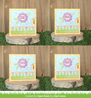 Flower and Sun Reveal Wheel Circle Add-on Frames- Lawn Fawn Die