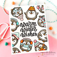 Roly Poly Penguins Stamps